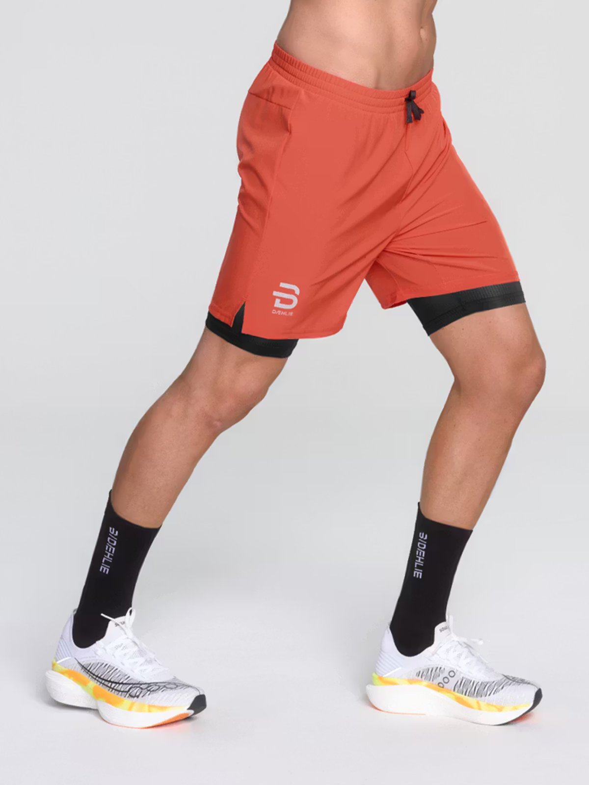 Dæhlie Shorts Run 2in1 Lava Red