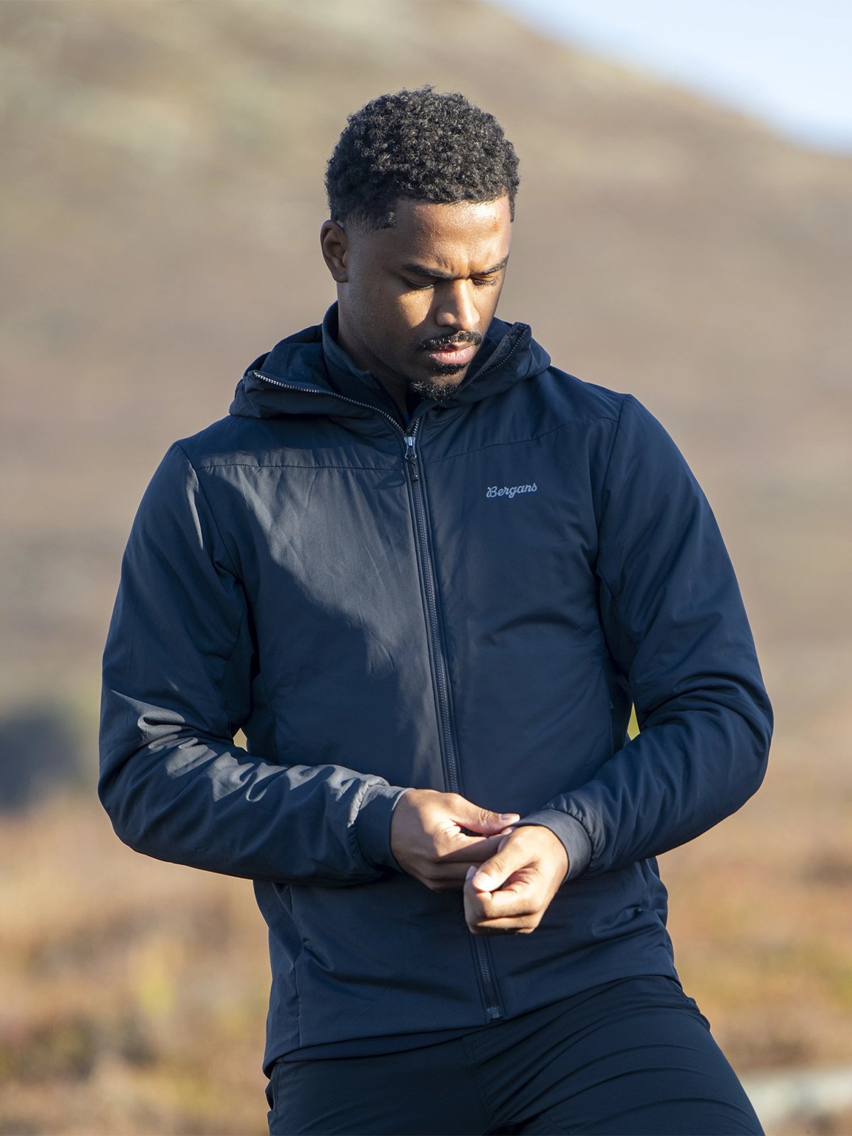 Bergans Holo Hood Jacket Man Dark Shadow Grey