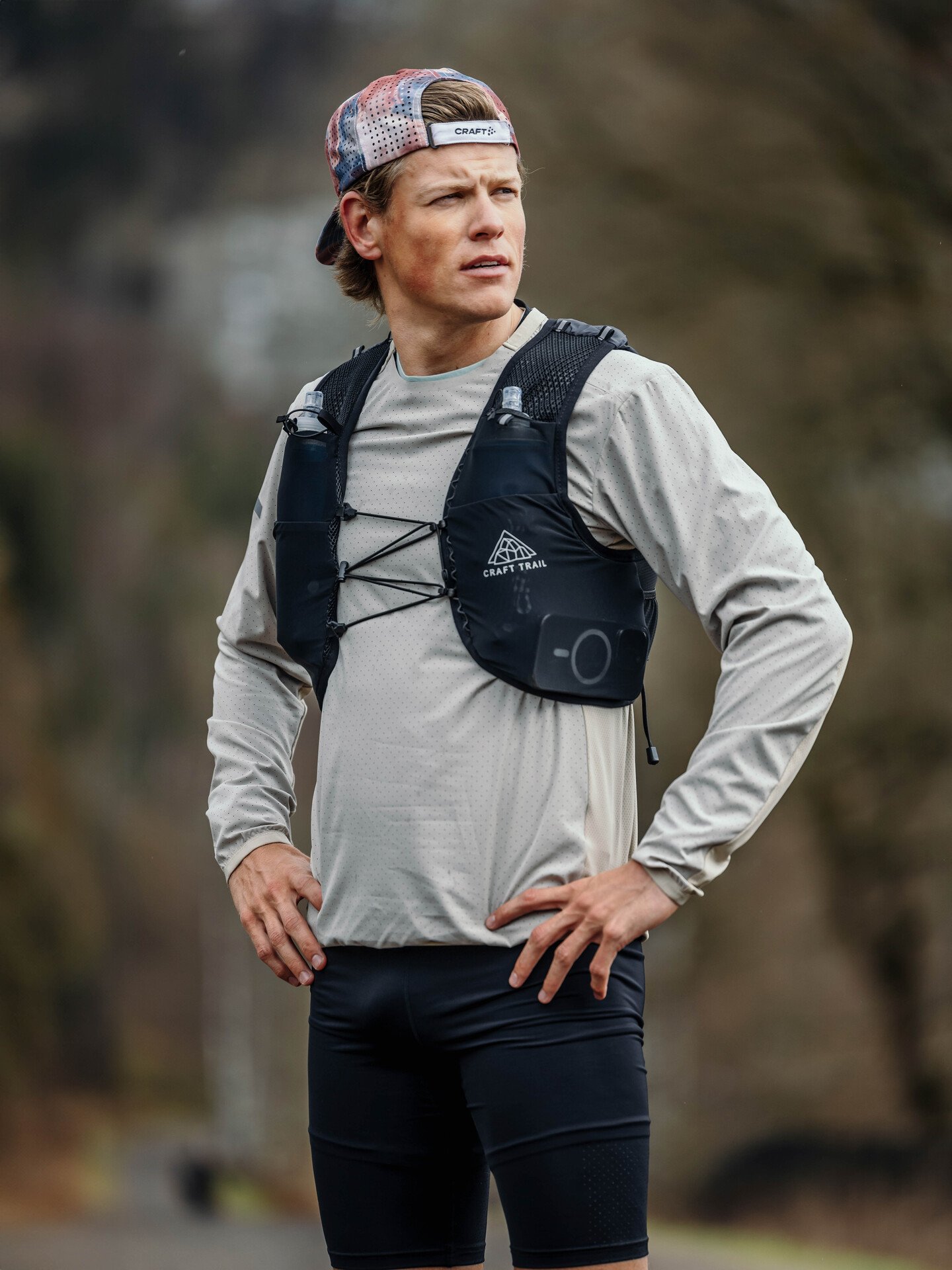 Craft CTM Distance Tech Trucker Cap Sequoia/Multi