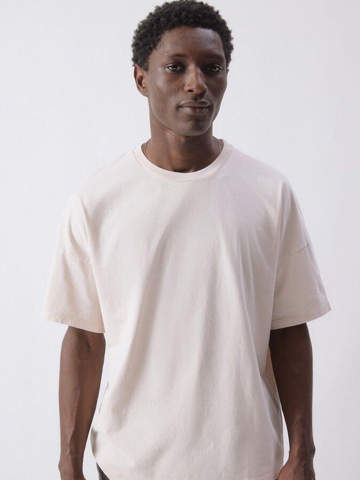 American Vintage Fizvalley Loose T-Shirt Vintage Pannacotta