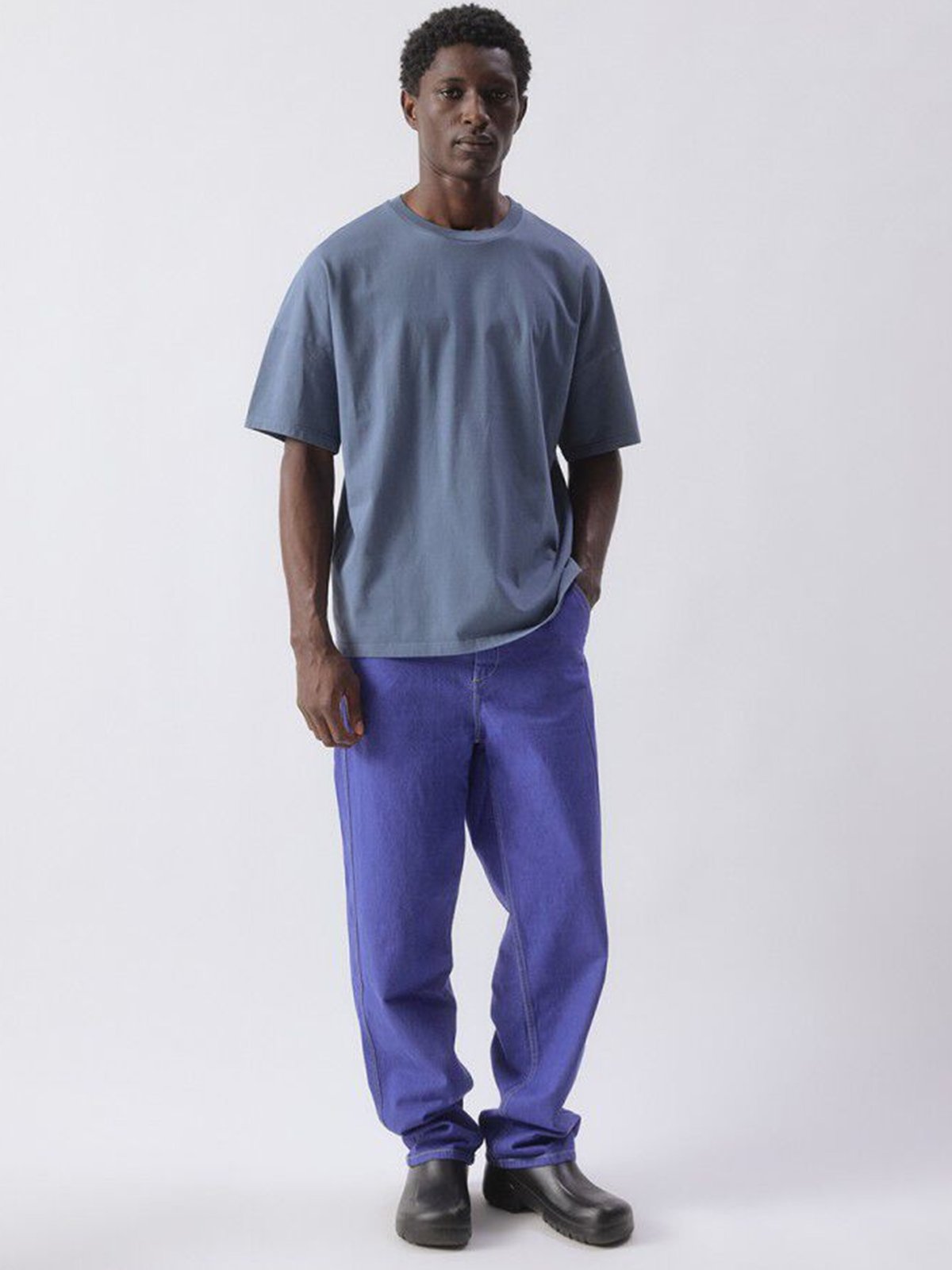 American Vintage Fizvalley Loose T-Shirt Vintage Storm