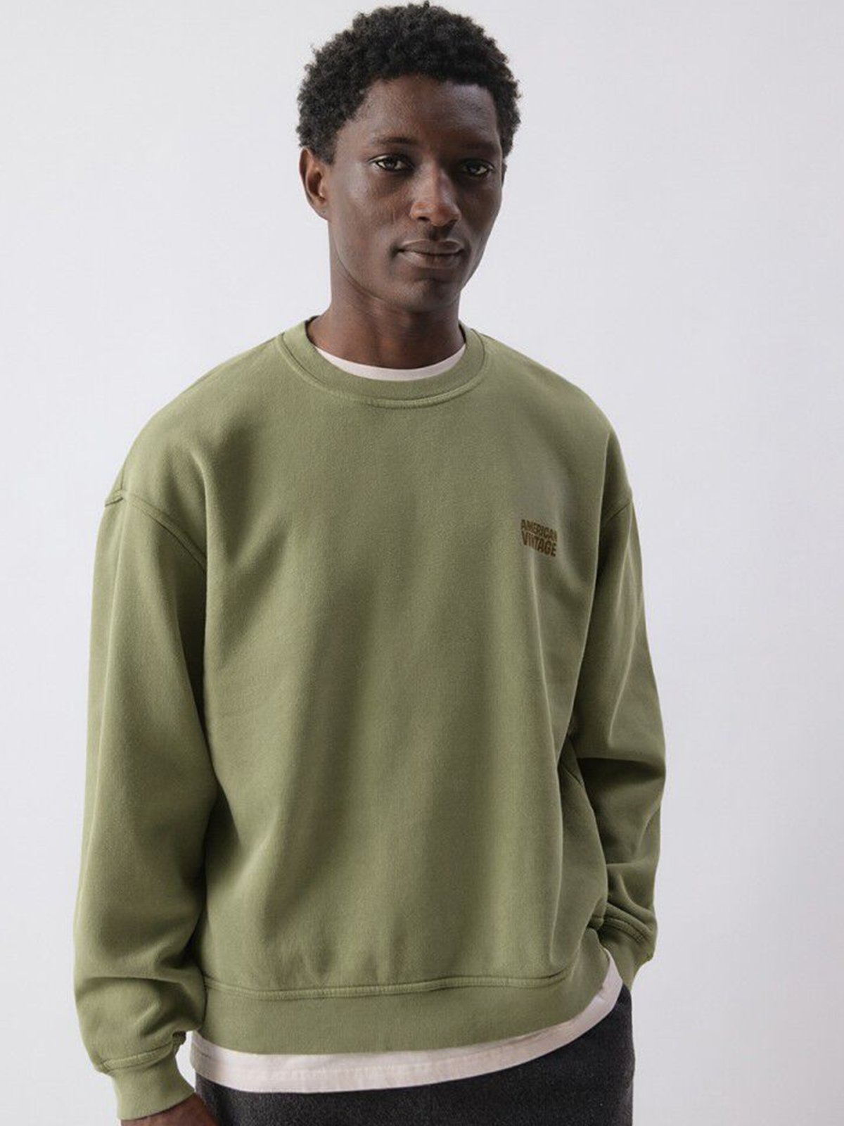 American Vintage Plizzy Sweater Vintage Pistou