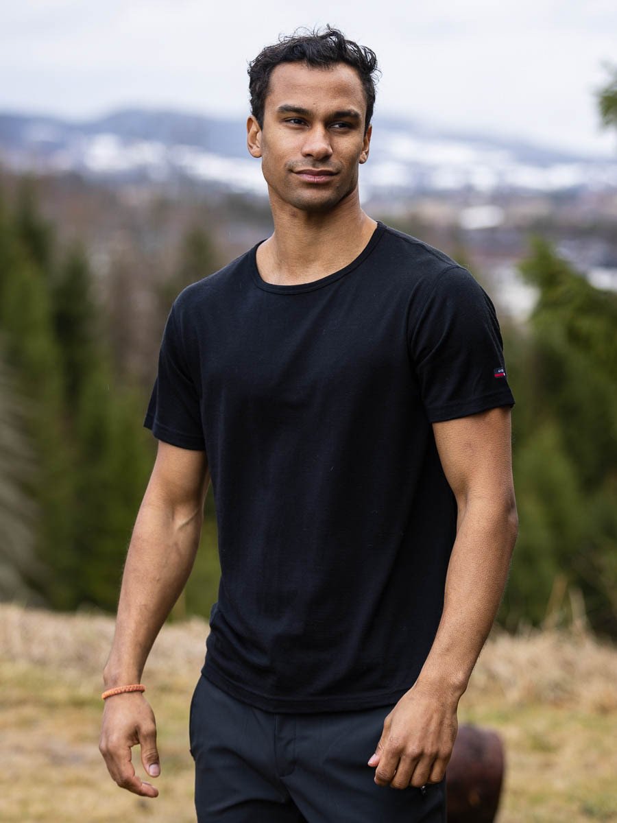 Devold Breeze Merino 150 T-Shirt Man Black