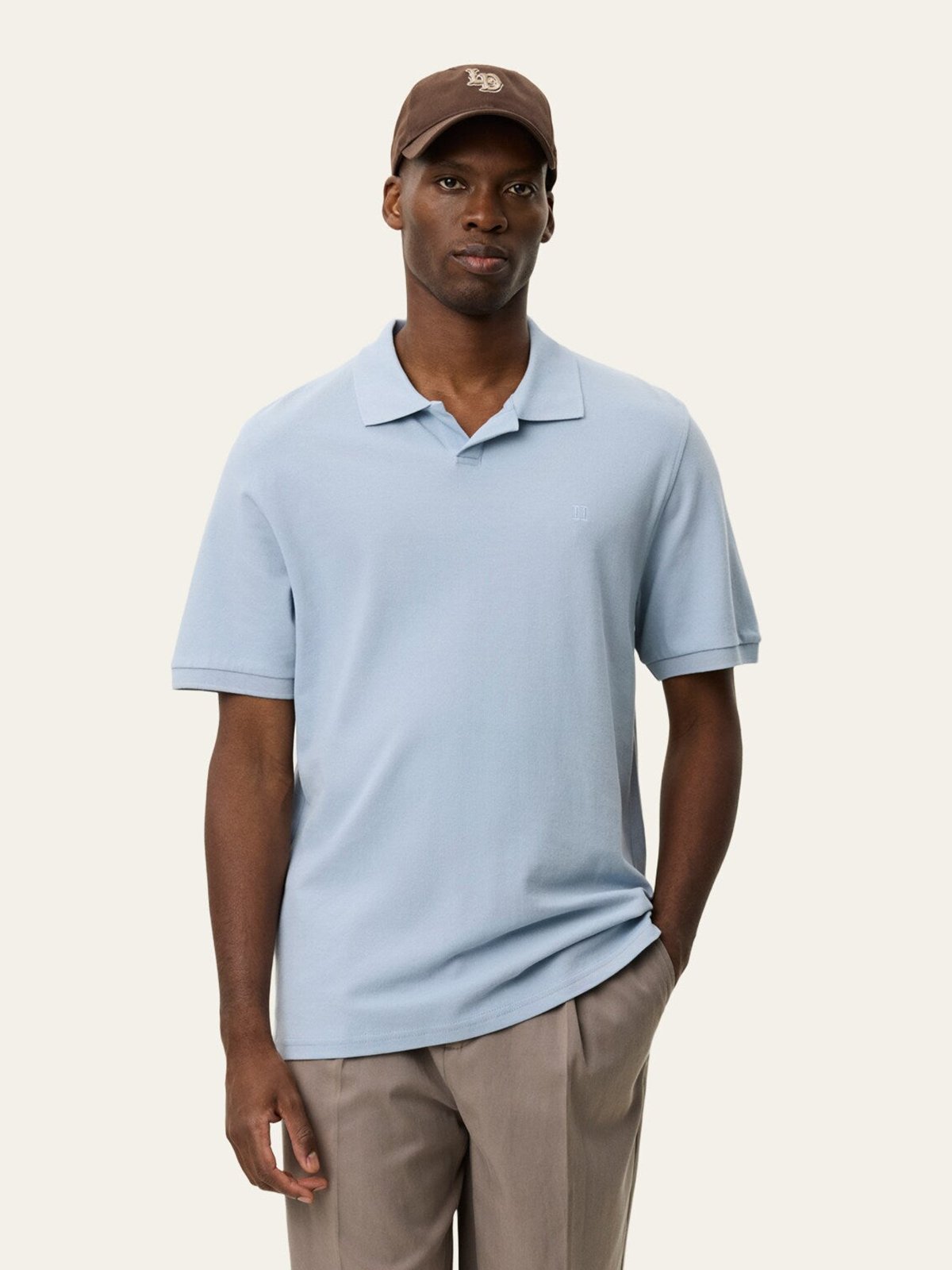 Les Deux Pique Polo Blue Fog