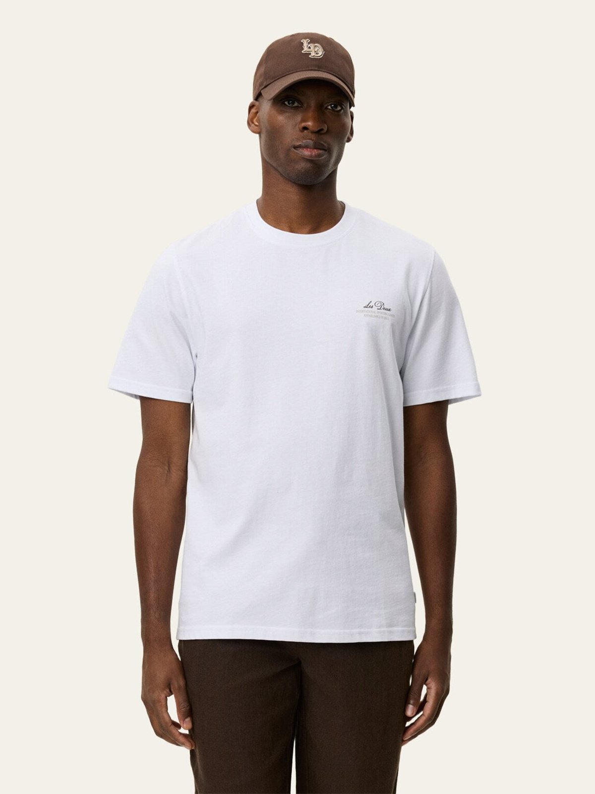 Les Deux Ben Globe T-Shirt White
