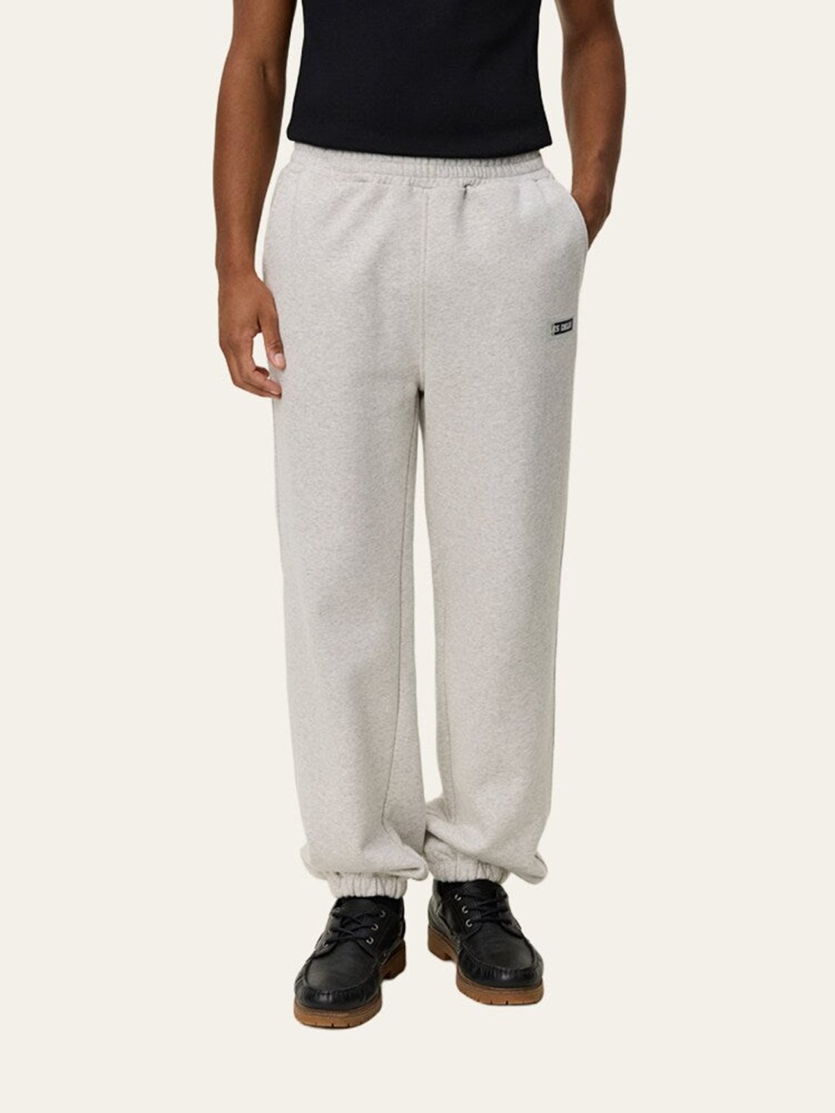 Les Deux Chase Sport Sweatpants Snow Melange