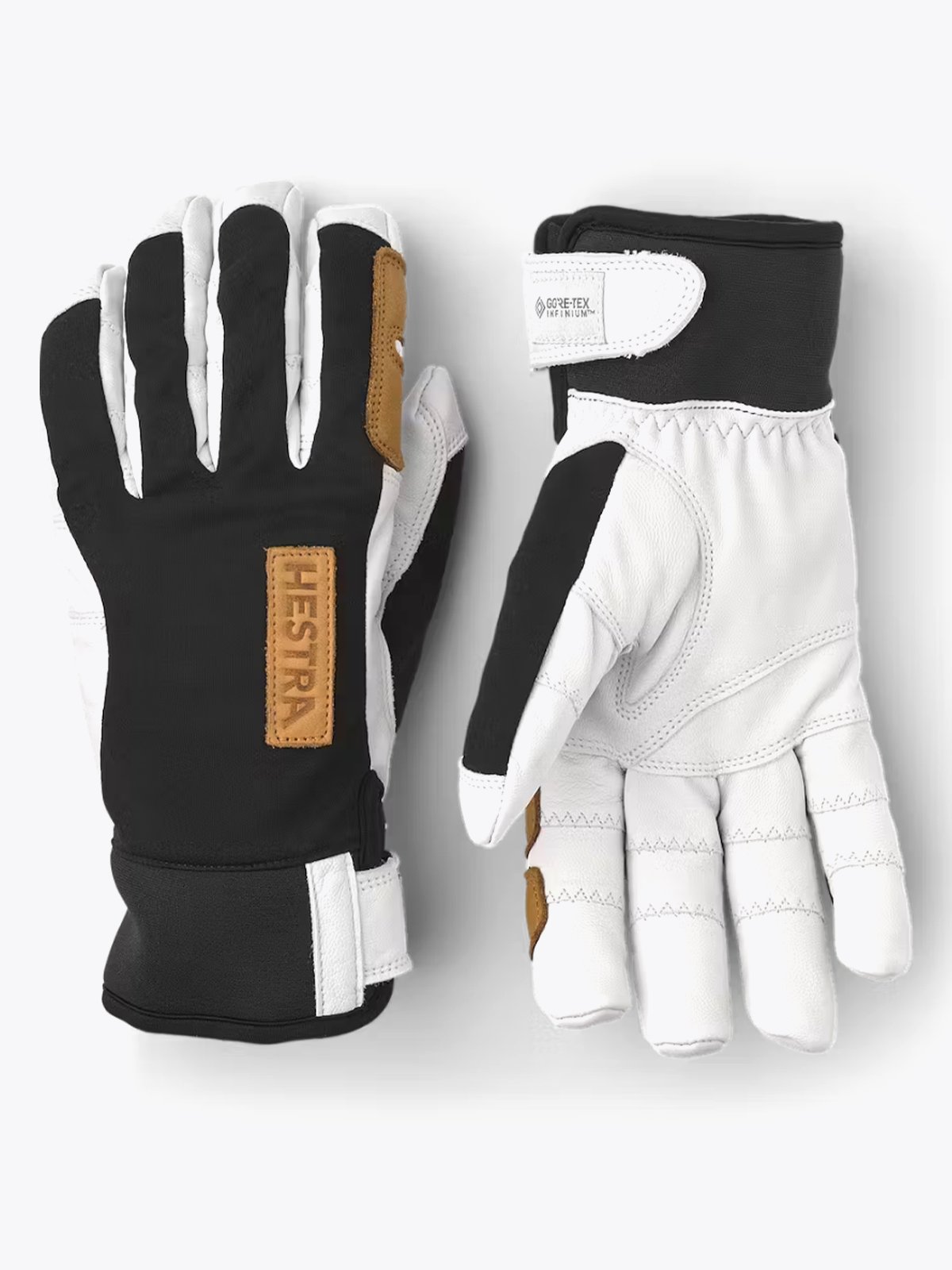 Hestra Ergo Grip Active Wool Terry - 5 finger Black / Offwhite