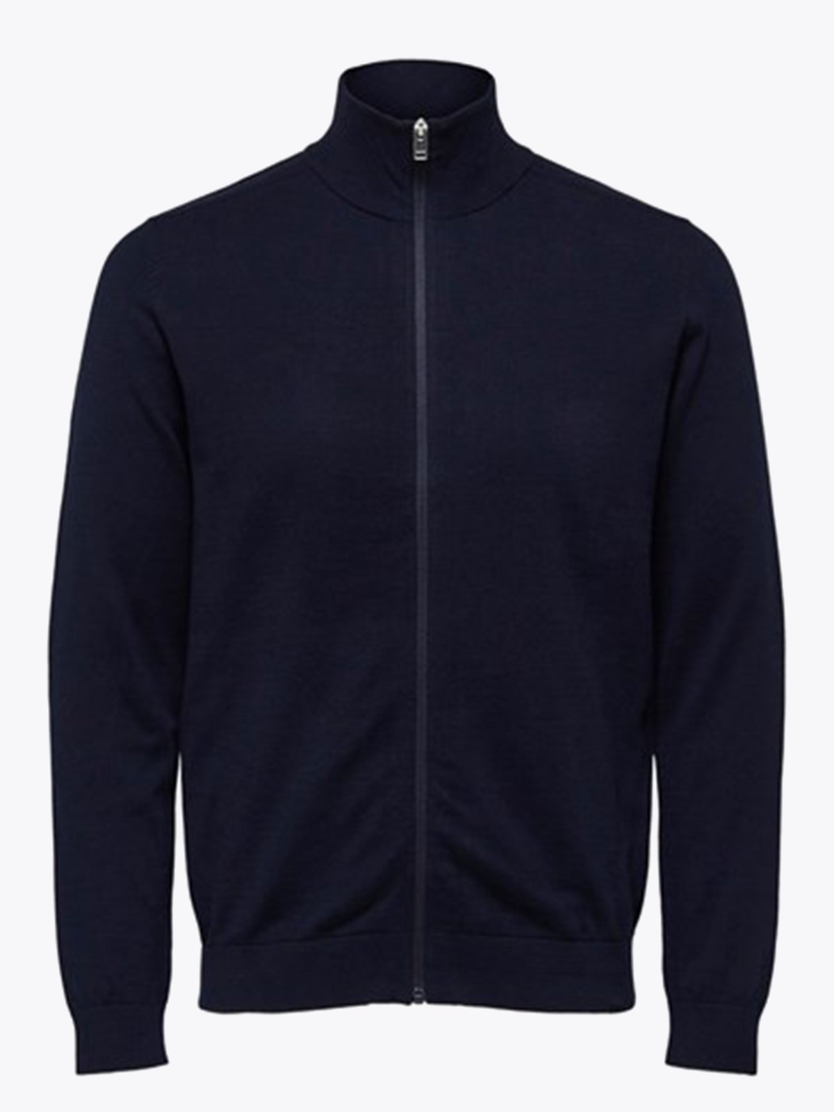 Selected Homme Berg Full Zip Cardigan Navy Blazer Melange