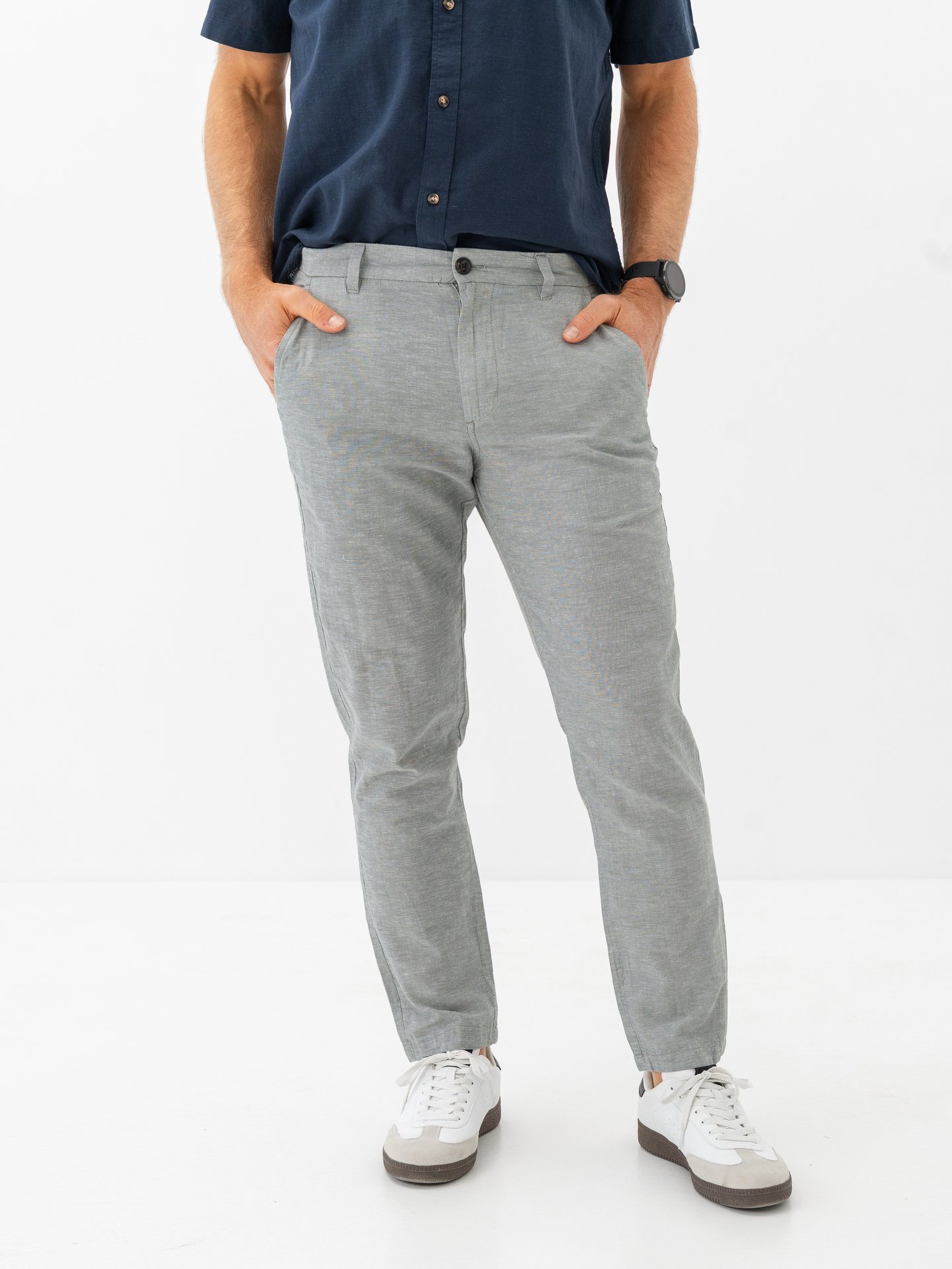 Jack and Jones Ace Summer Chino Pant Agave Green Melange