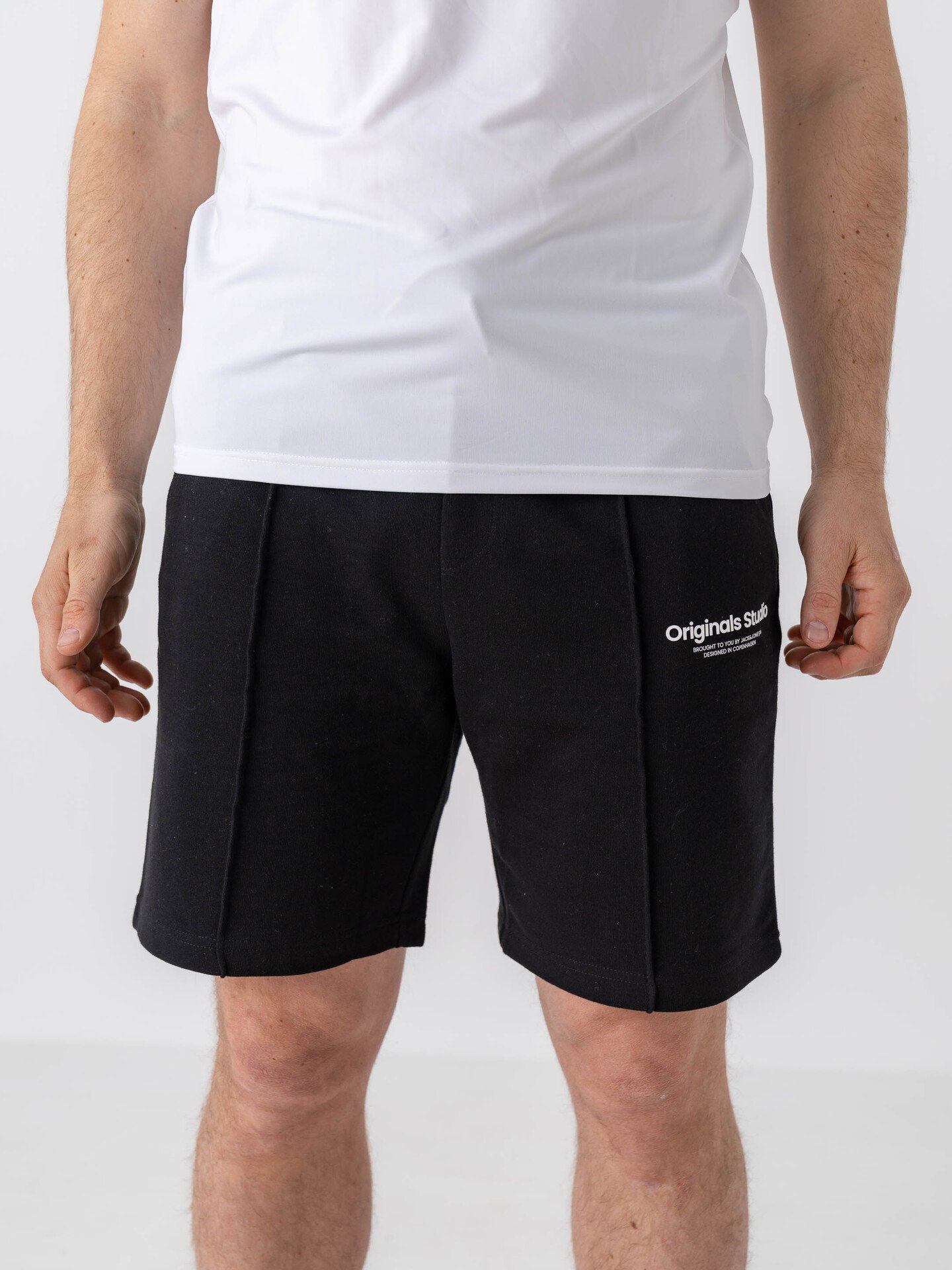 Jack and Jones Kane Vesterbro Sweat Shorts Mid Black