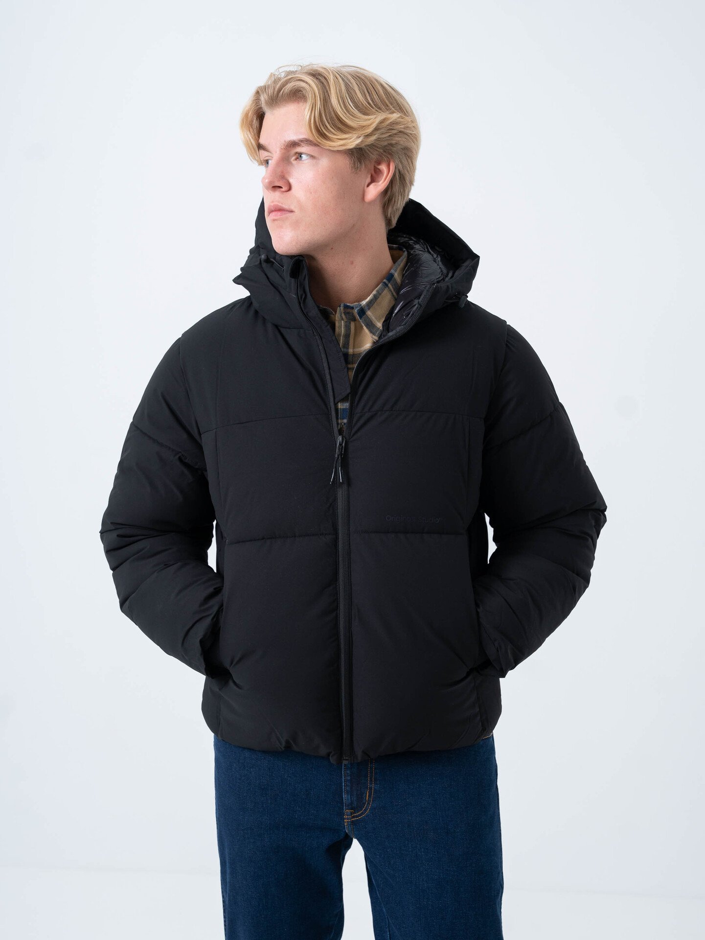 Jack and Jones Vesterbro Puffer Jacket Black