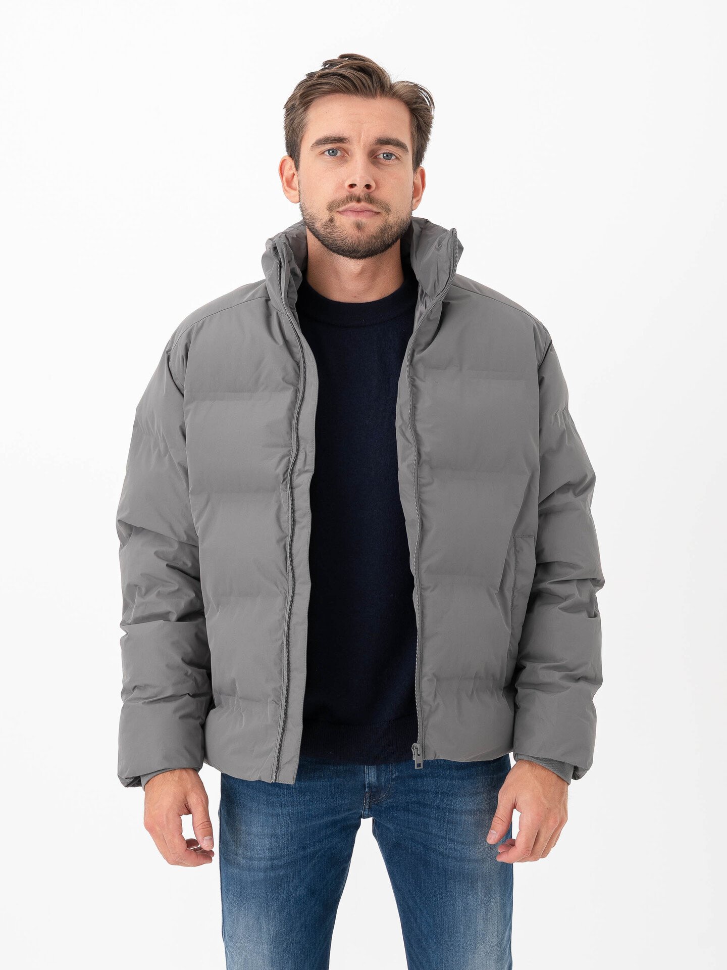 Jack and Jones Soho Puffer Collar Castlerock