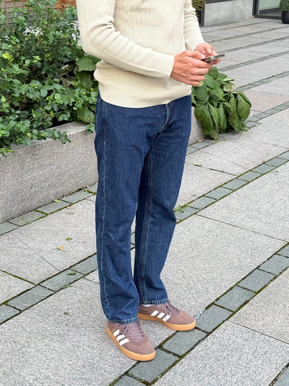 Jack and Jones Chris Original Jeans Blue Denim