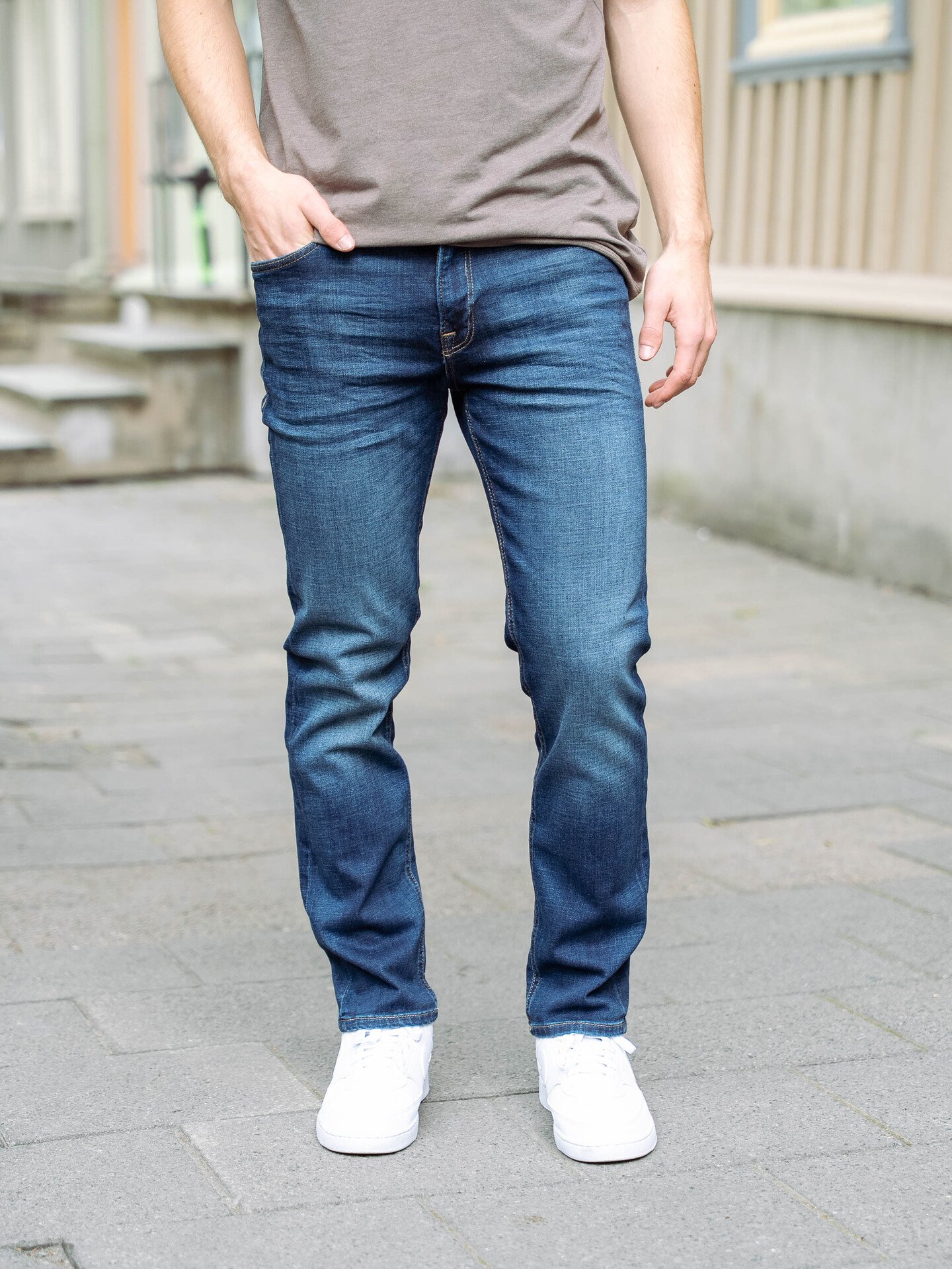 Jack and Jones Clark Evan Jeans Blue Denim