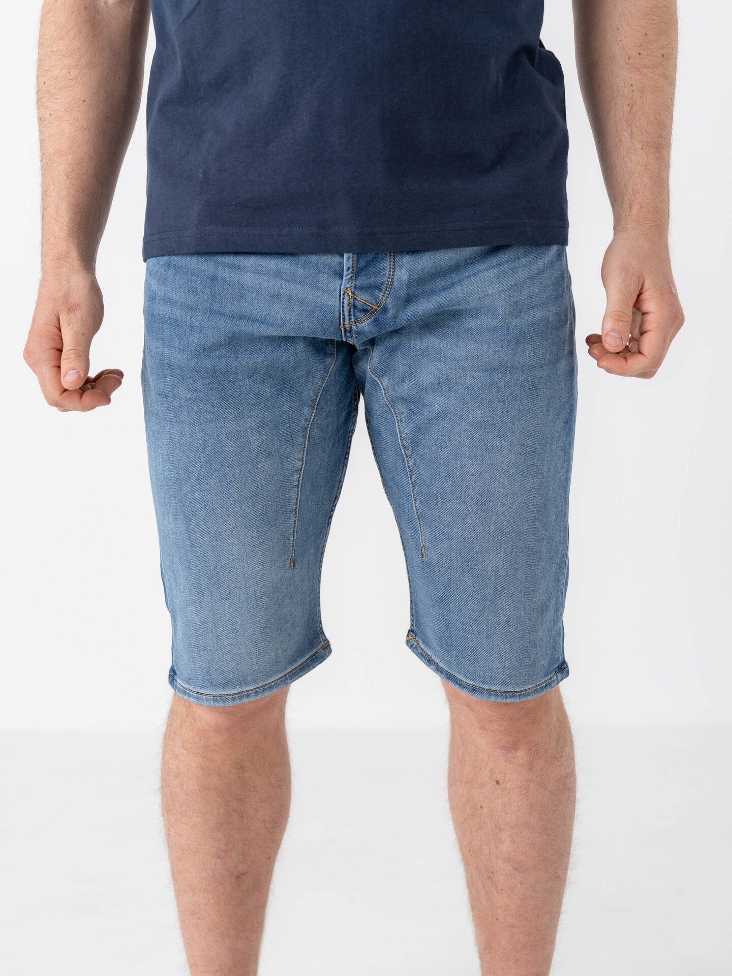Jack and Jones Scale JJ Long Shorts Blue Denim