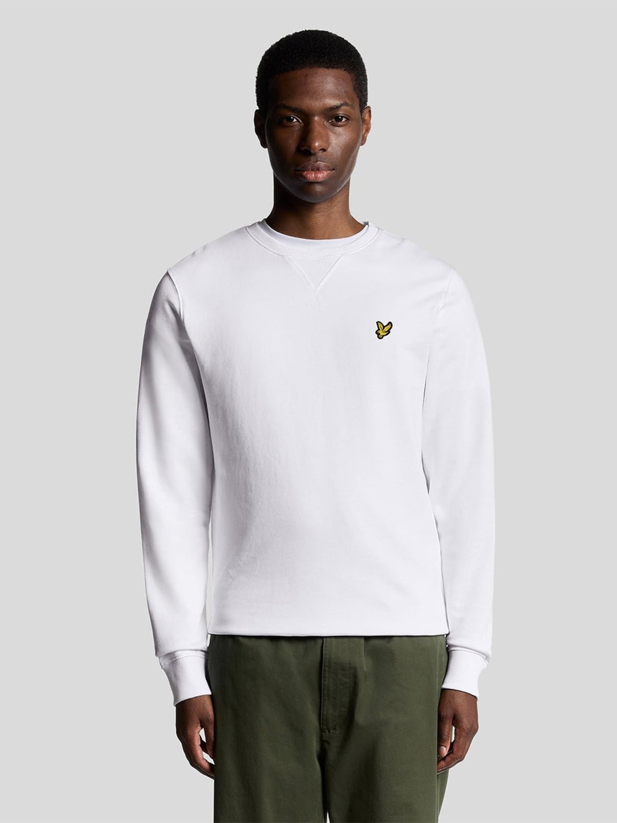 Lyle & Scott Crew Neck Sweatshirt White