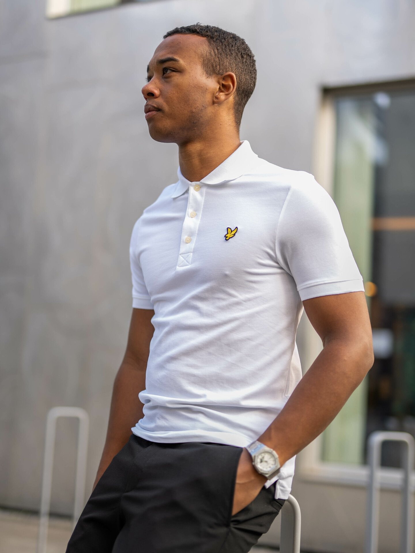 Lyle & Scott Plain Polo Shirt White