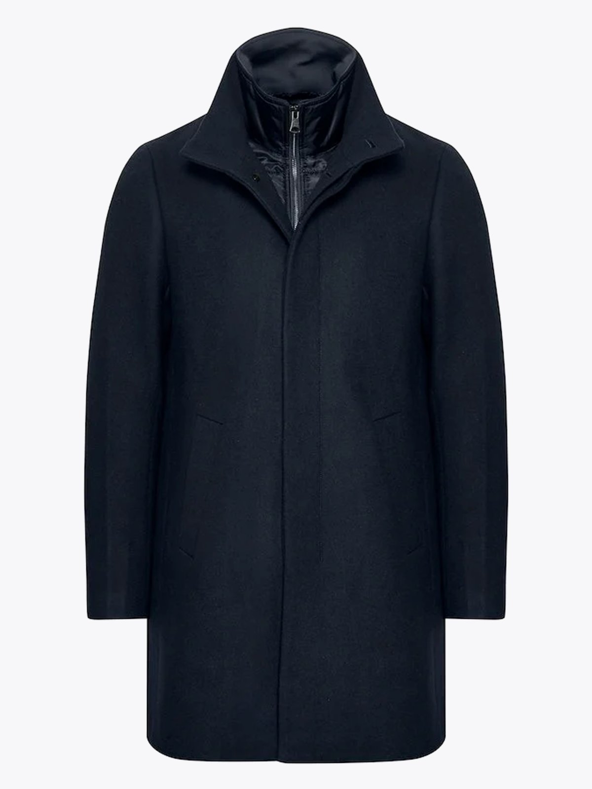 Matinique Harvey Wool Coat Dark Navy