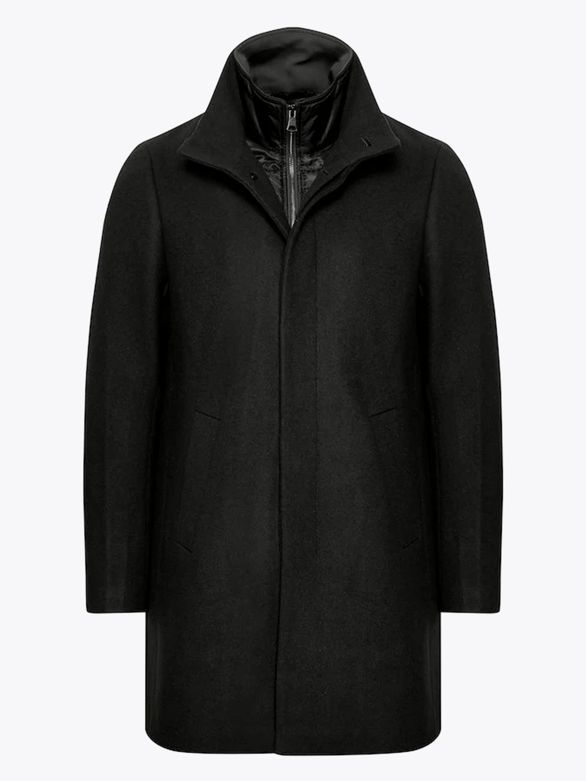 Matinique Harvey Wool Coat Black