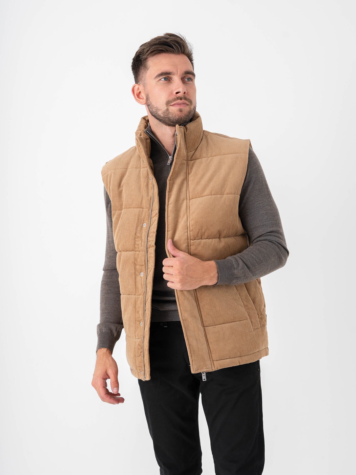 Matinique Broxa Heritage Vest Tannin