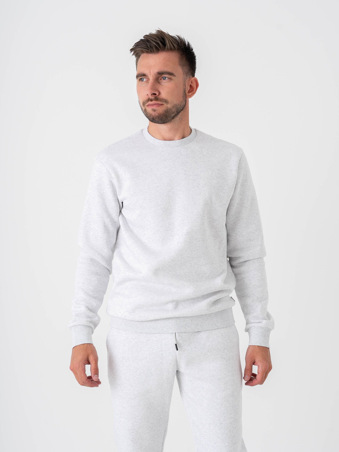 Only & Sons Ceres Crew Neck Super Light Grey Melange