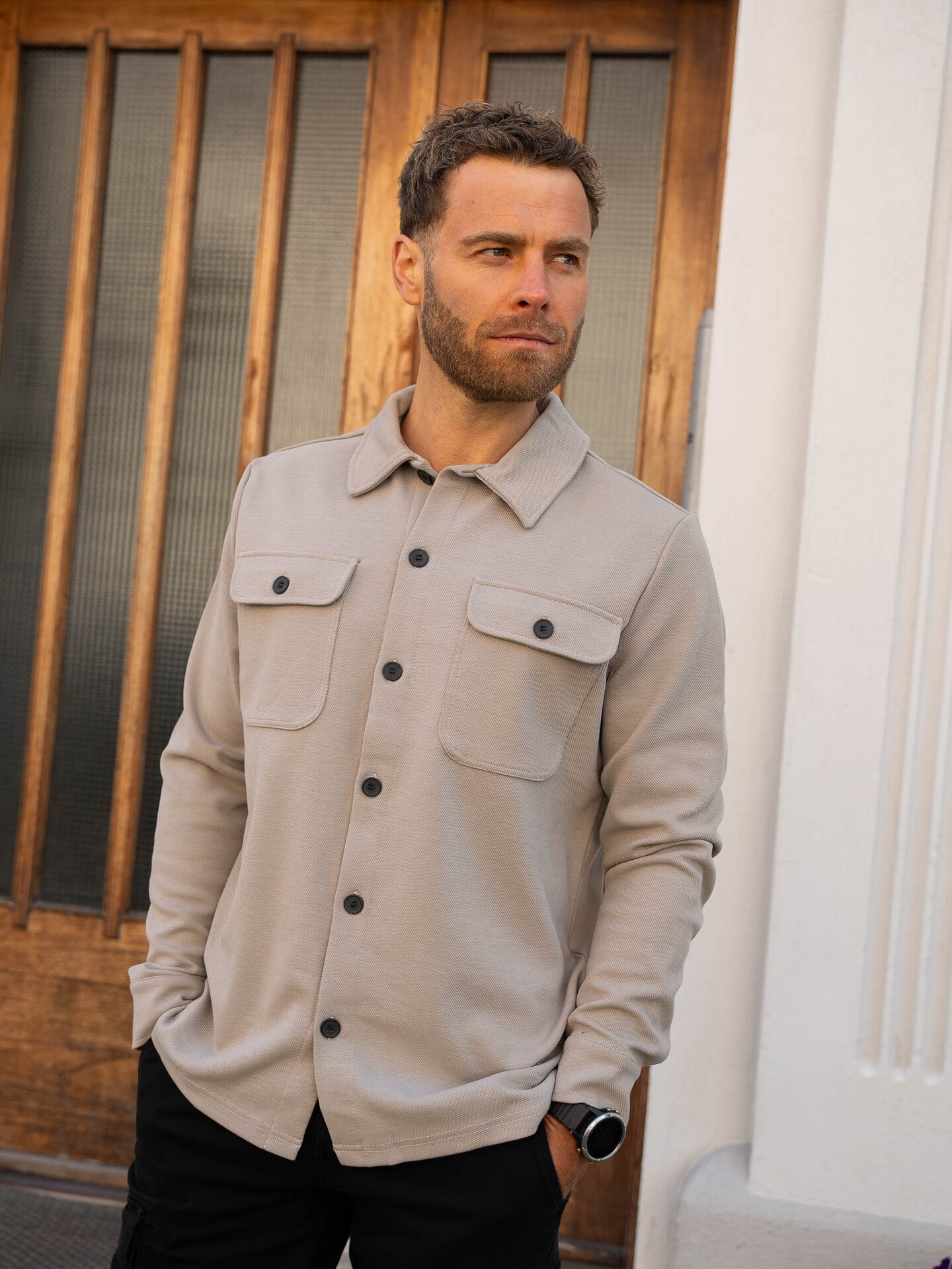 Only & Sons Newkodyl Overshirt Sweat Vintage Khaki