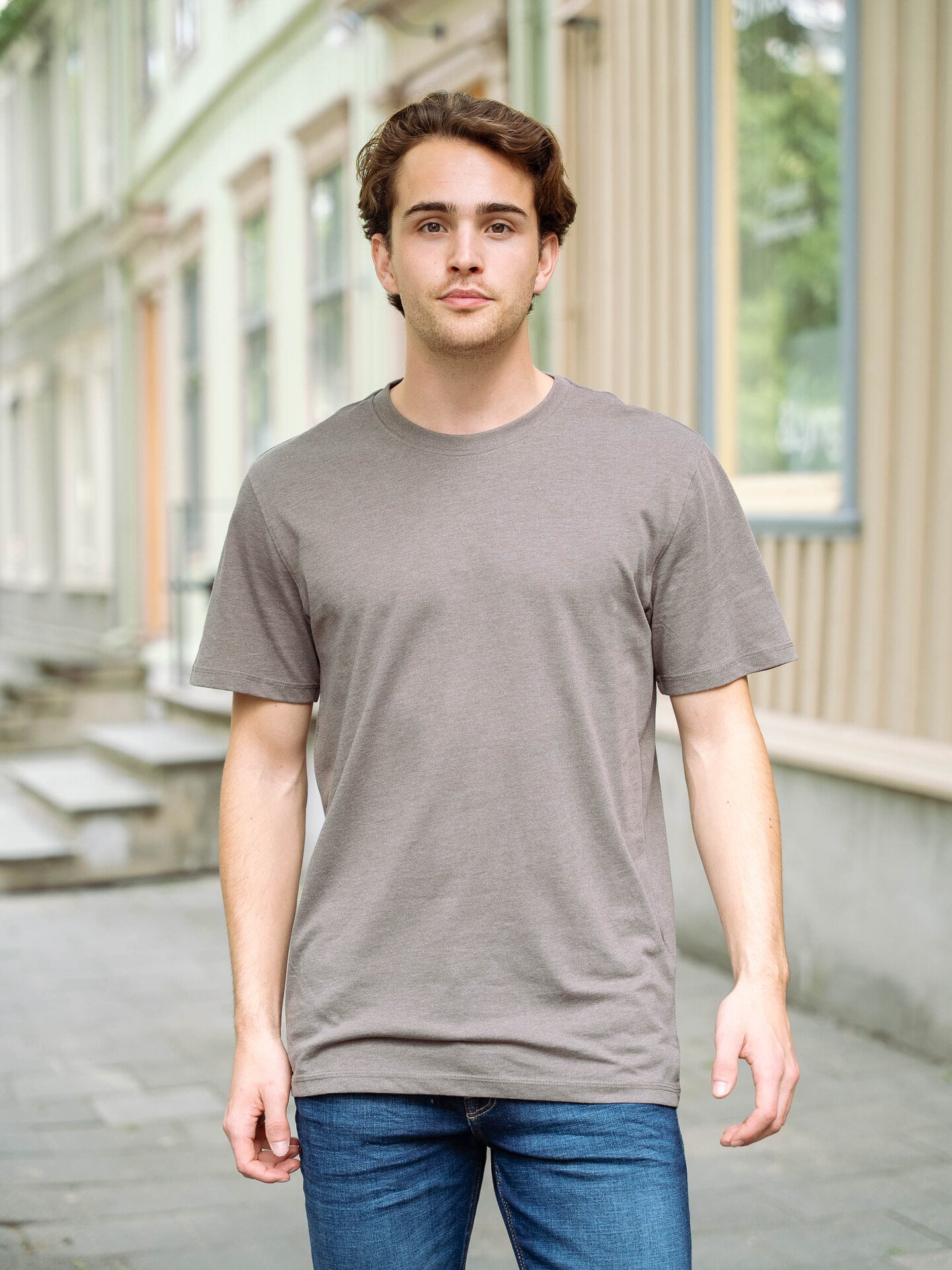 Only & Sons Max Life Short Sleeve Stitch Tee Brun