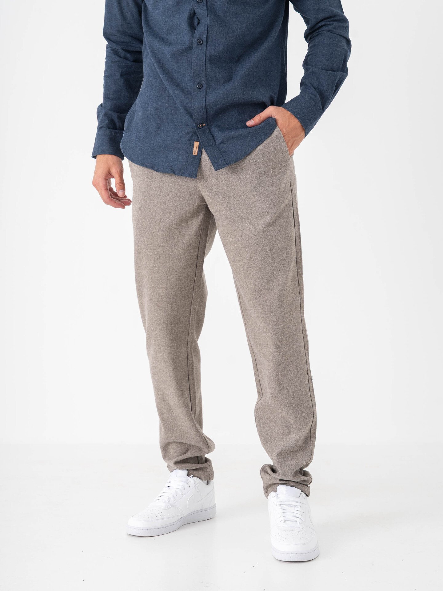 Only & Sons Mark Slim Brushed Pique Pant Falcon