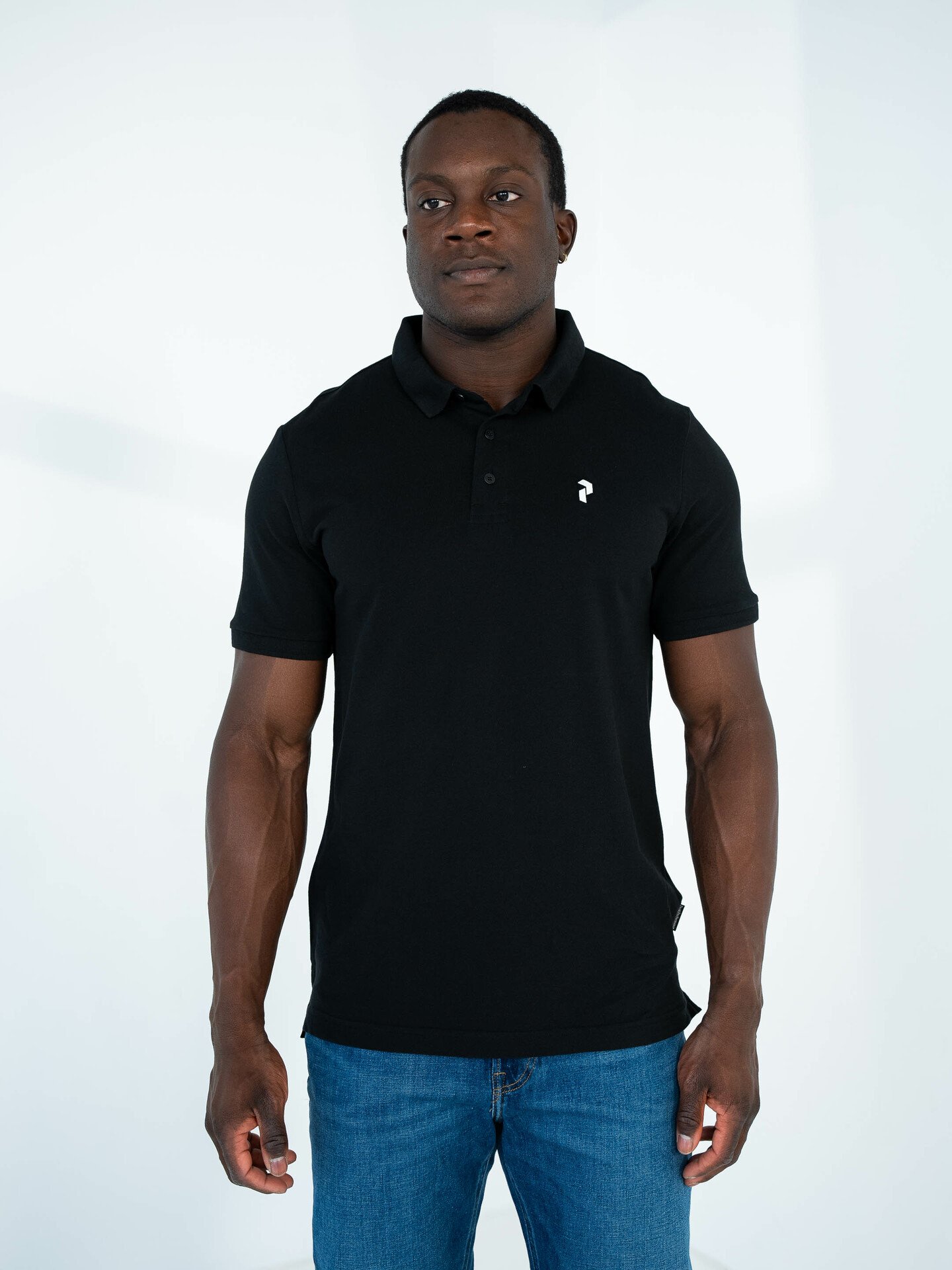 Peak Performance Classic Cotton Polo Black
