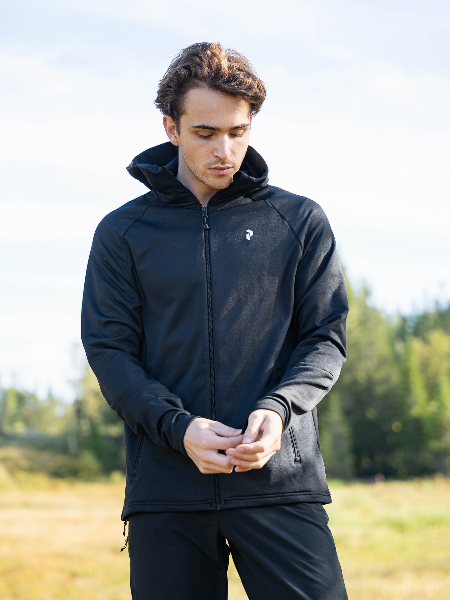 Peak Performance Rider Essentials Zip Hood Black