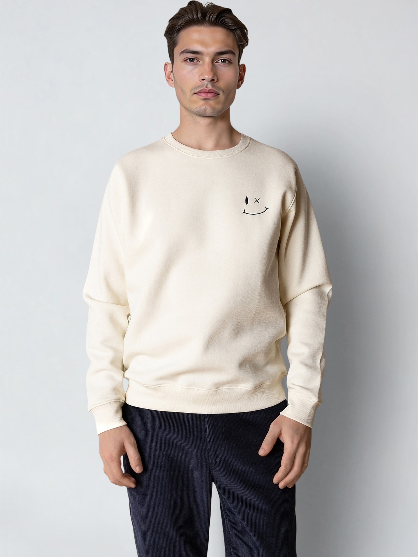 CLEAN CUT COPENHAGEN Patrick Sweatshirt Ecru