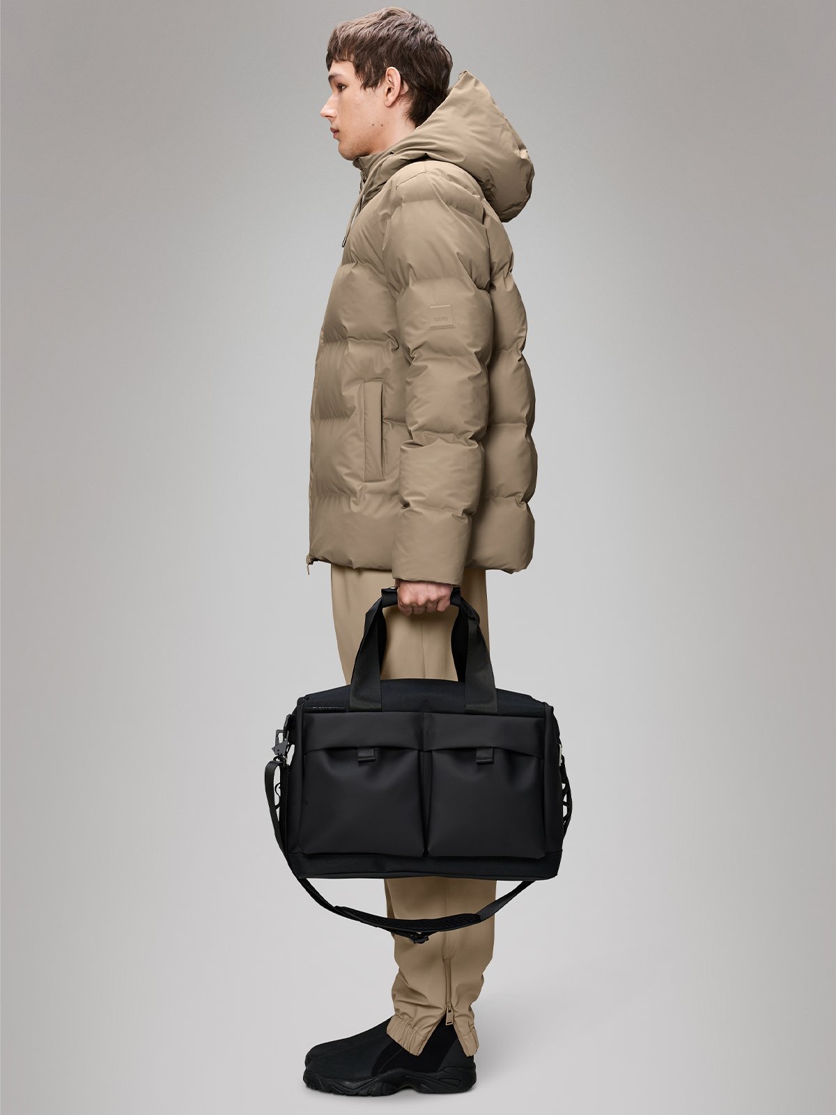 Rains Otaru Weekend Bag Small W3 Black