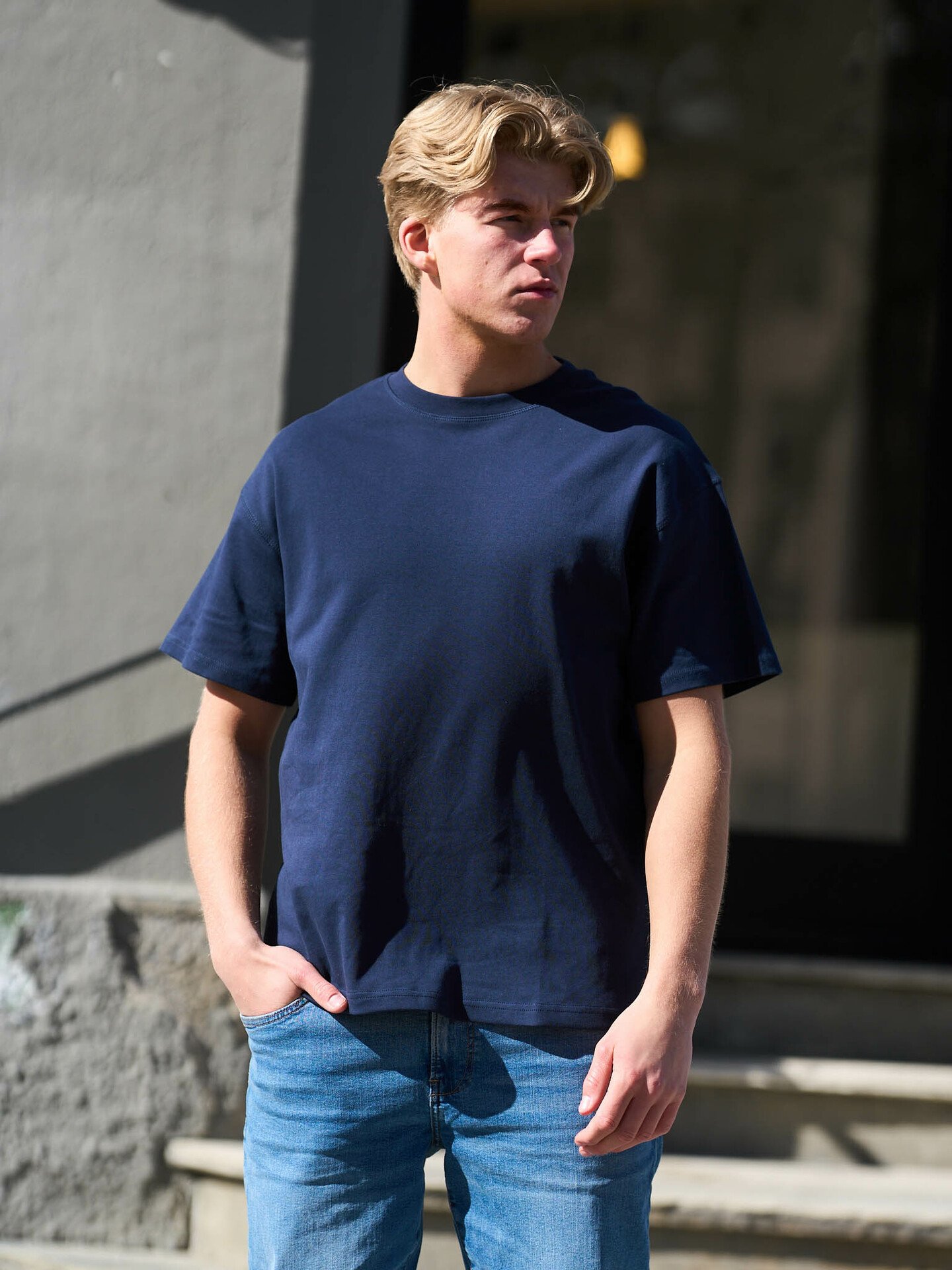 Solid Danton Short Sleeve Tee Insignia Blue