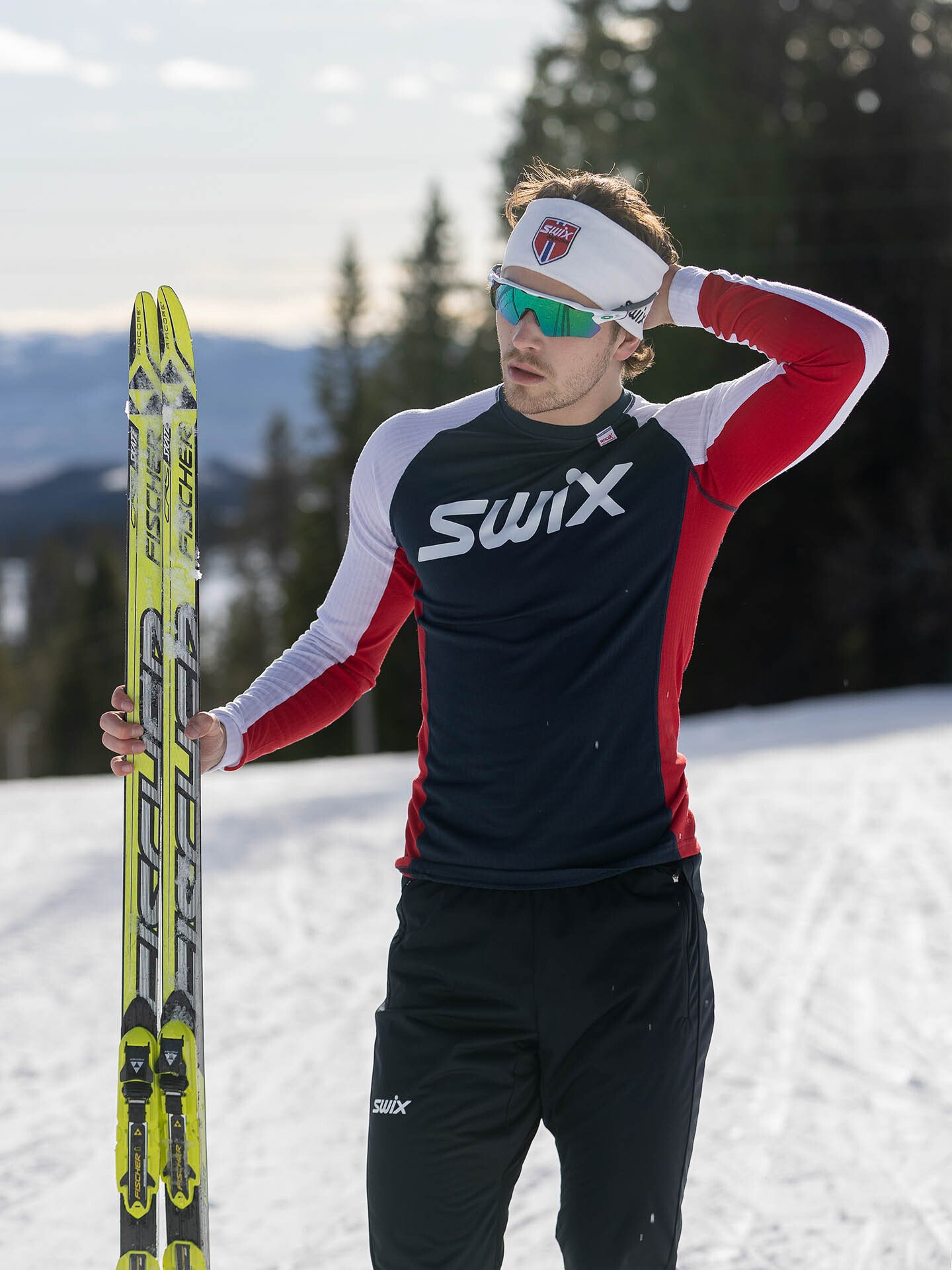 Swix RaceX Classic Long Sleeve Dark Navy/Bright White