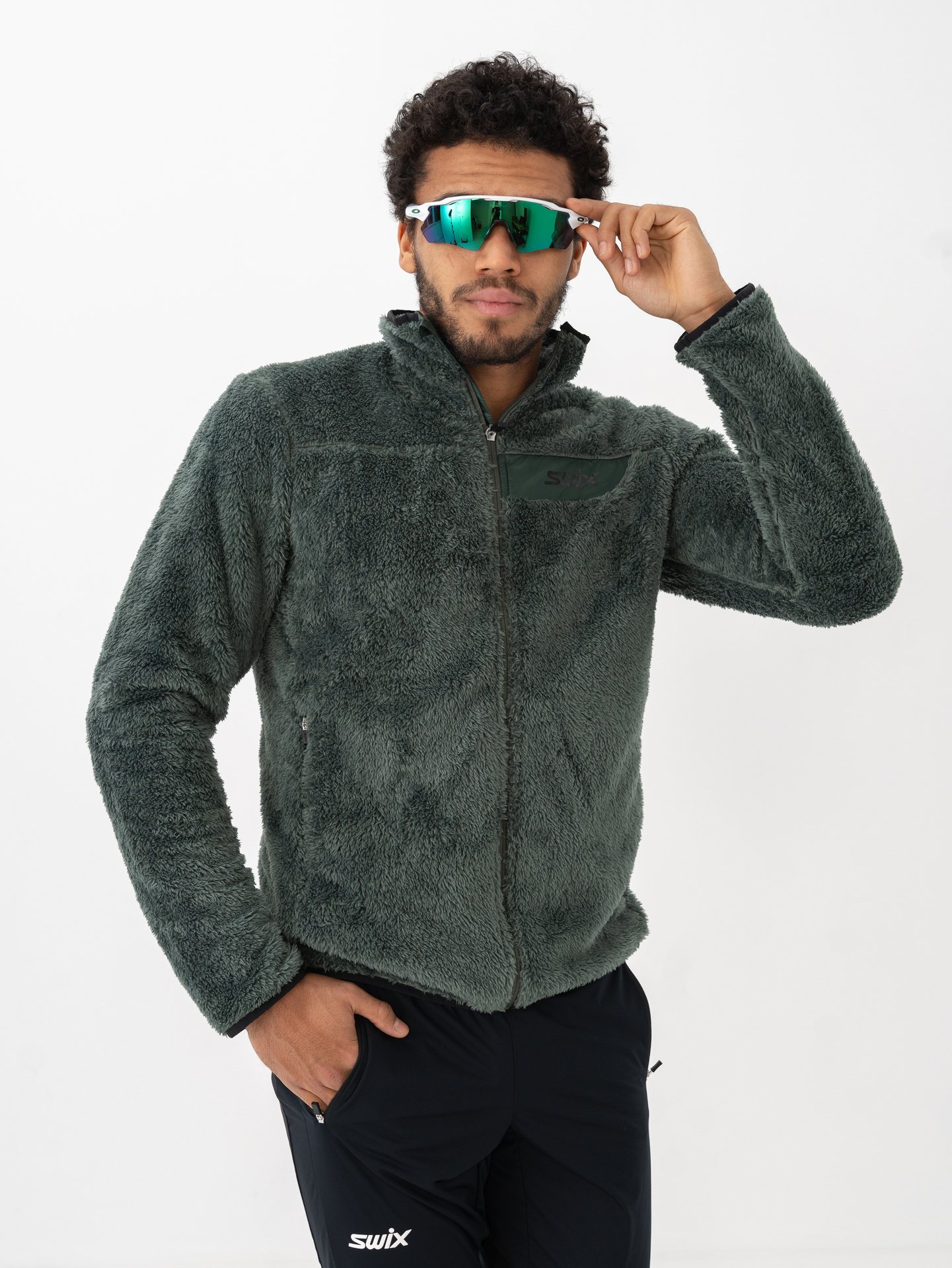 Swix Infinity Pile Midlayer Full-Zip Pine