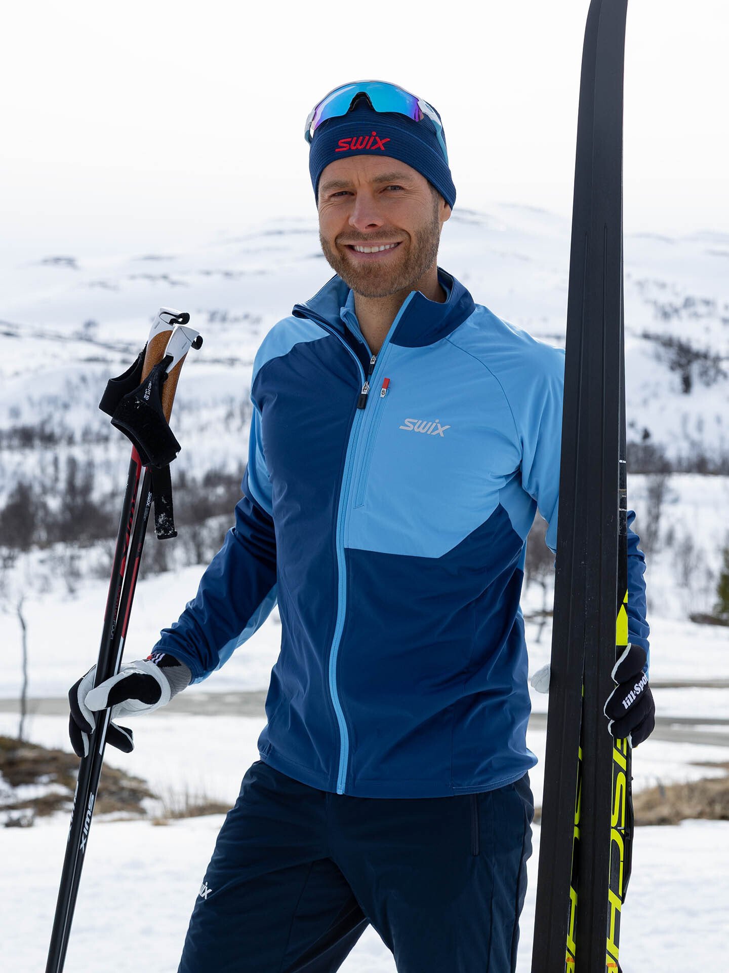 Swix Focus Wind Jacket Azure Blue