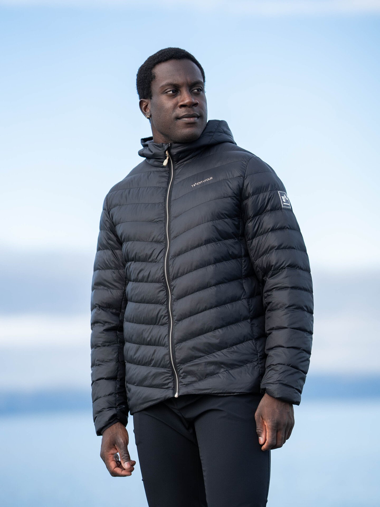 Twentyfour Finse Super Light Dunjakke Blekkblå