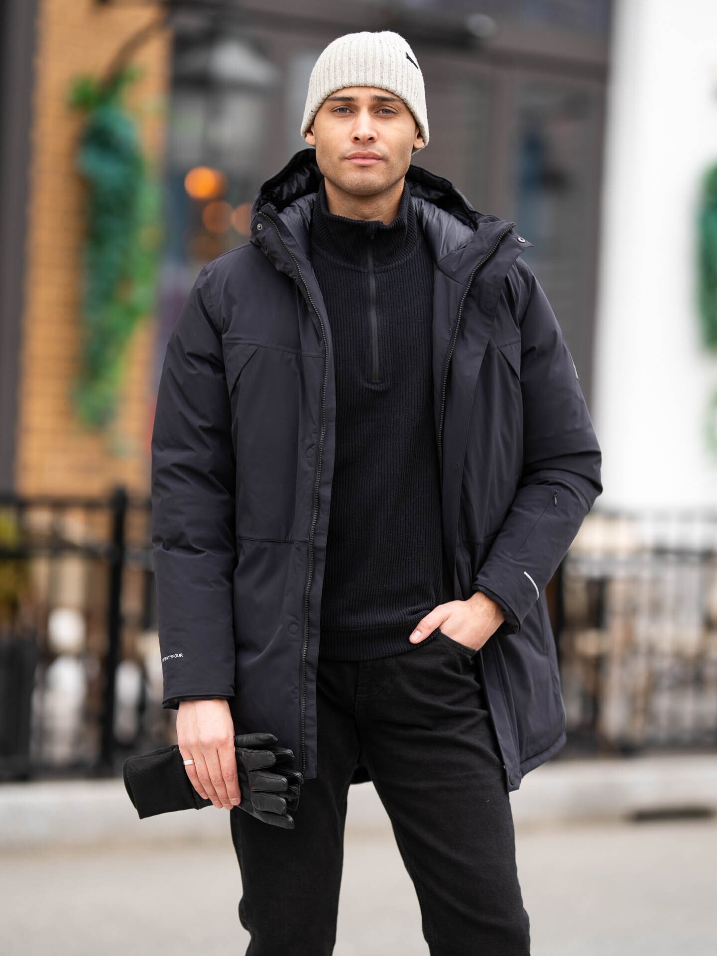 Twentyfour Finse Dunparkas Skyggesort