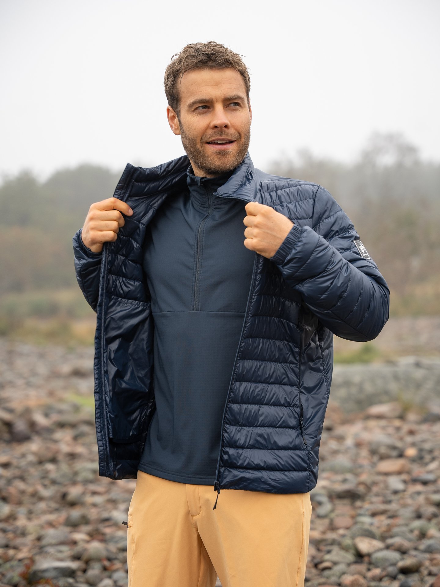 Twentyfour Venture Lett Dunjakke Marine