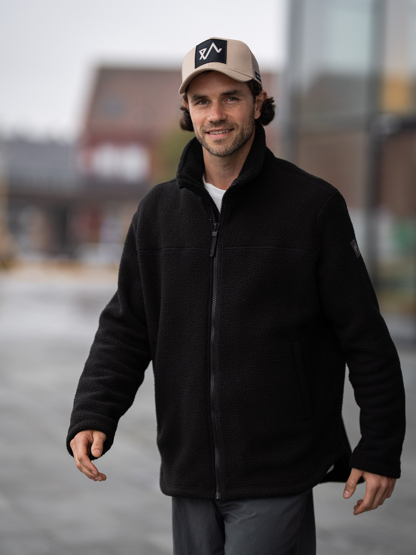 Twentyfour Mode Pile Jakke Sort