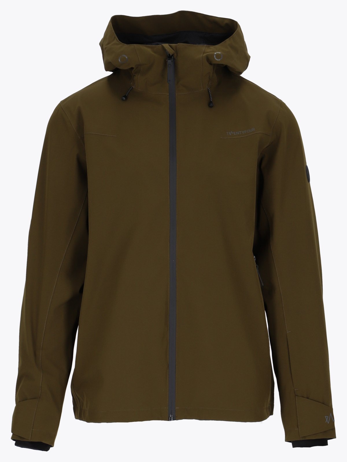 Twentyfour Aurora 2-Lags Skalljakke Mørk Oliven