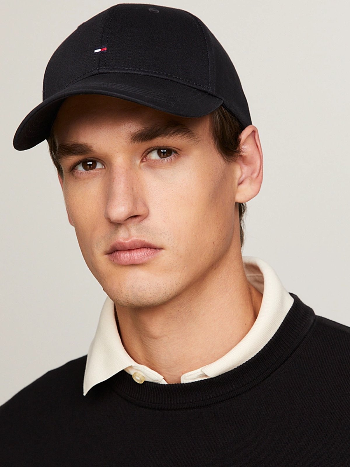 Tommy Hilfiger Classic Baseball Cap Flag Black