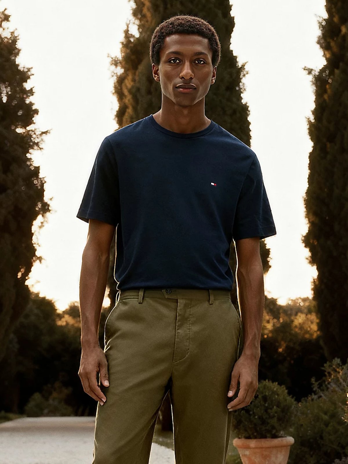 Tommy Hilfiger Essential Reg Fit Solid Tee Navy Blue