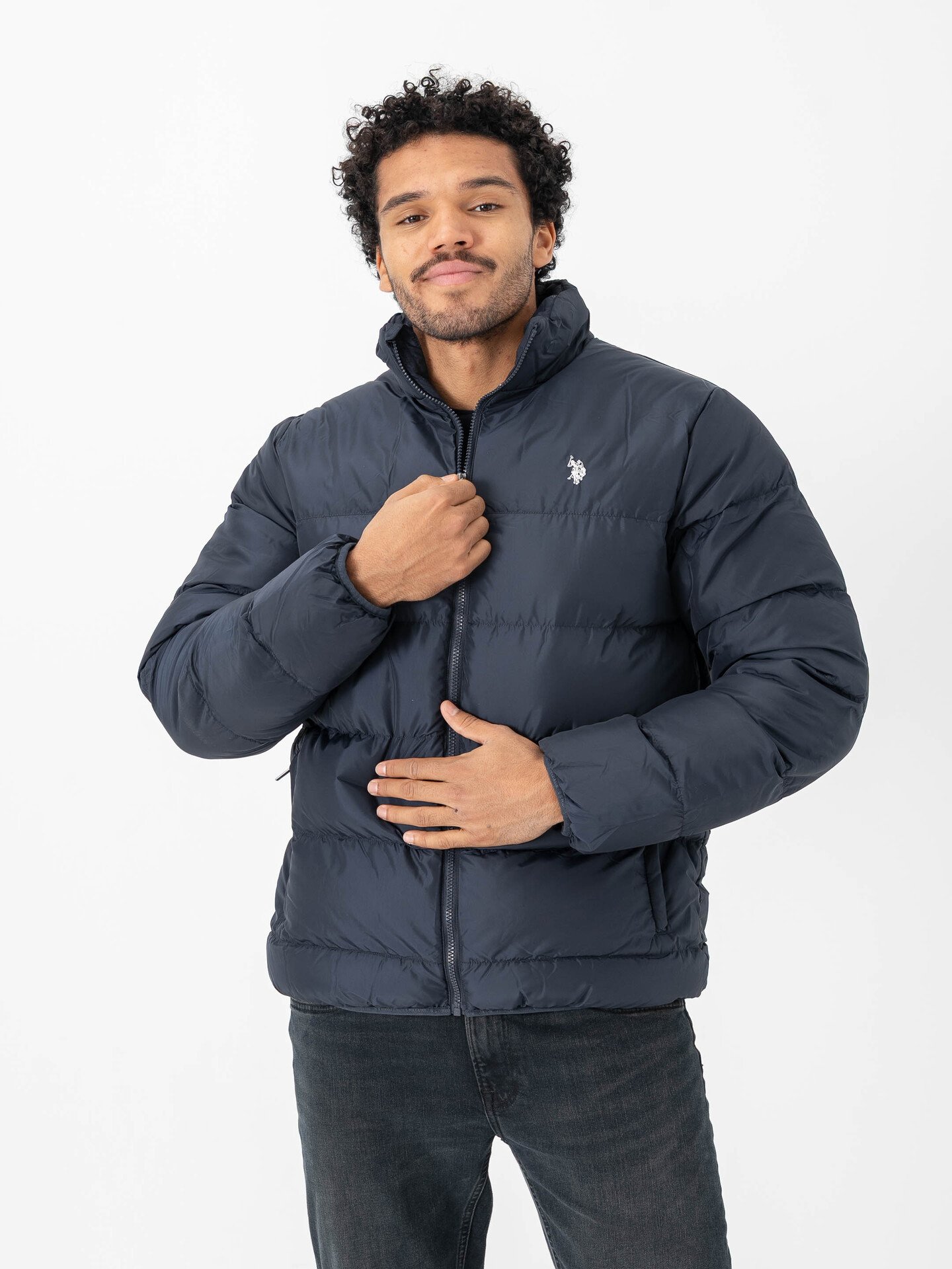 U.S. Polo Assn. Henrik Mid Outerwear Blå