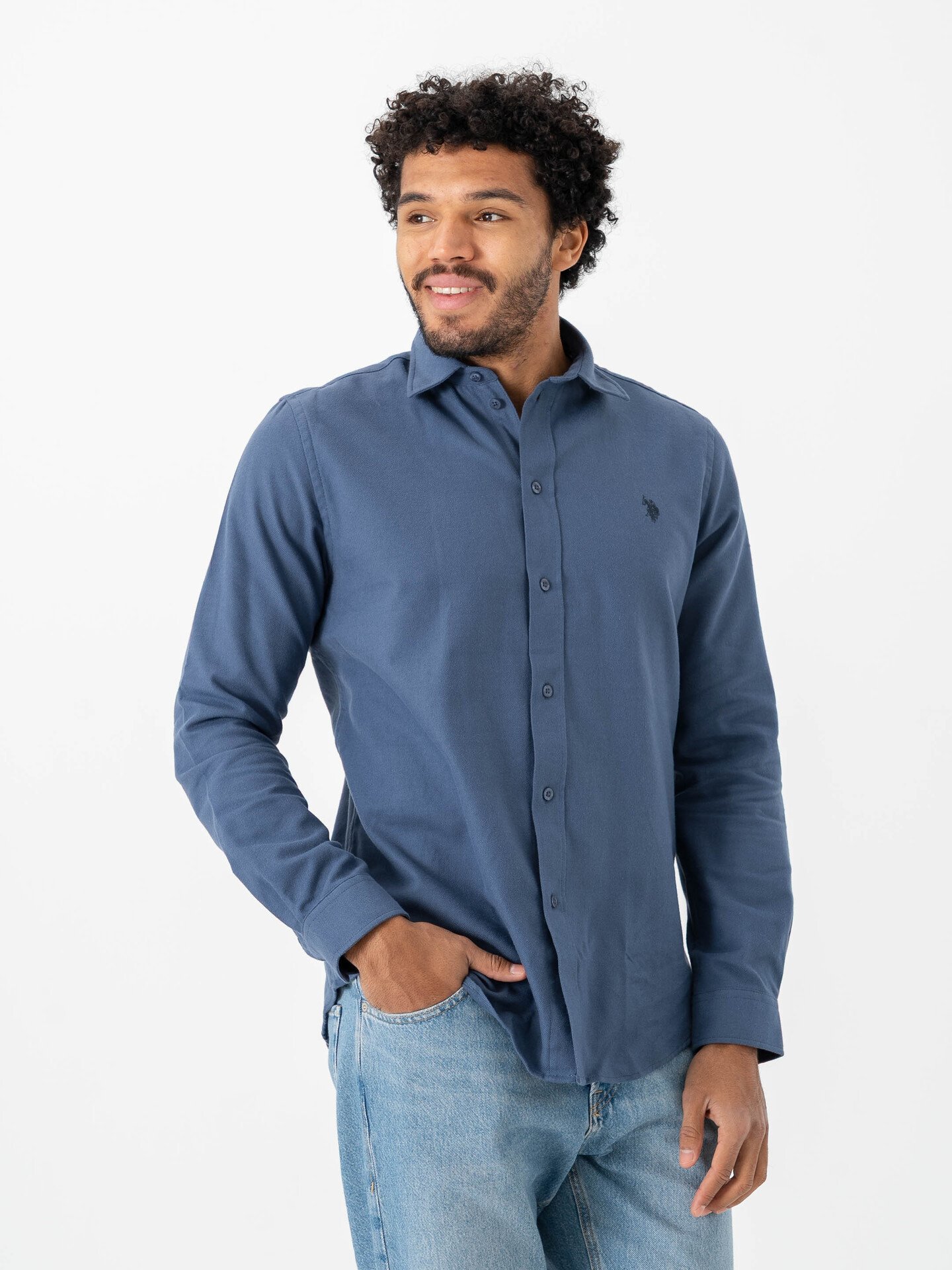 U.S. Polo Assn. Ragn Regular FL Shirt Vintage Indigo