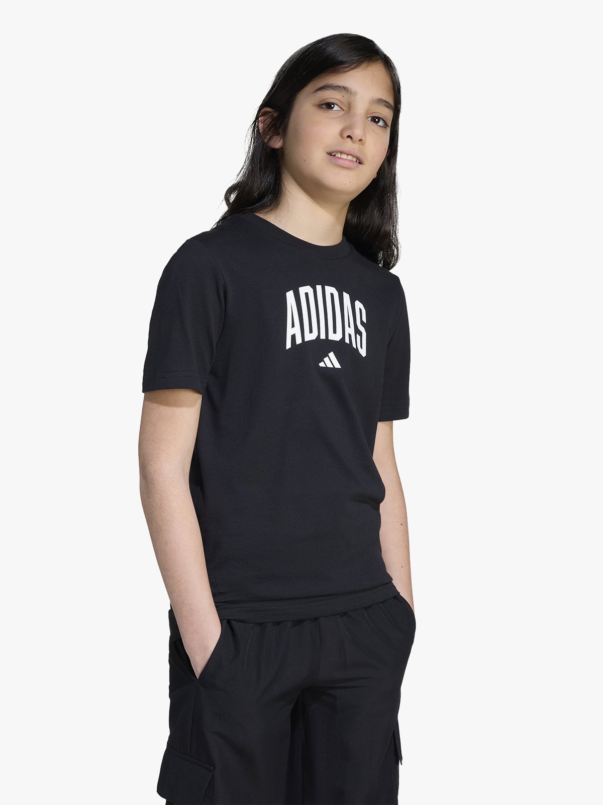 adidas Collegiate Graphic Tee Junior BLACK