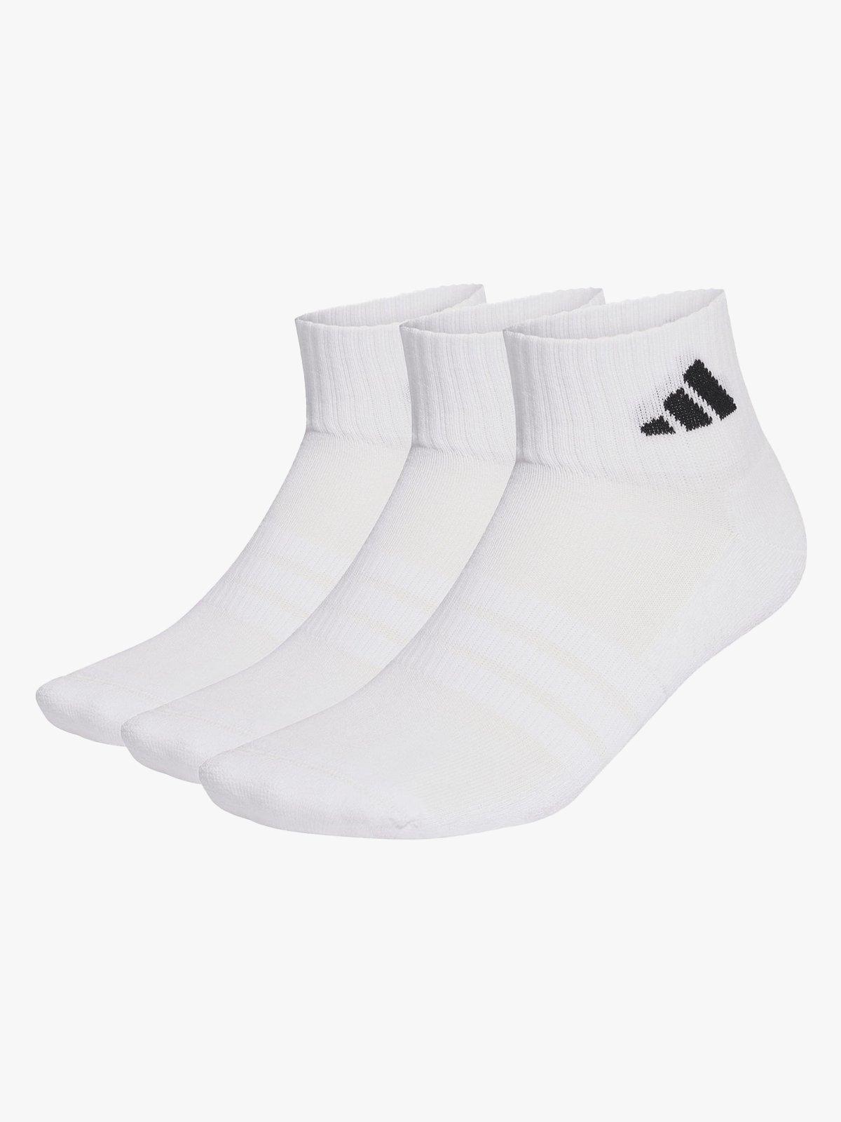 adidas Essentials Ankle 3 Pack White / Black