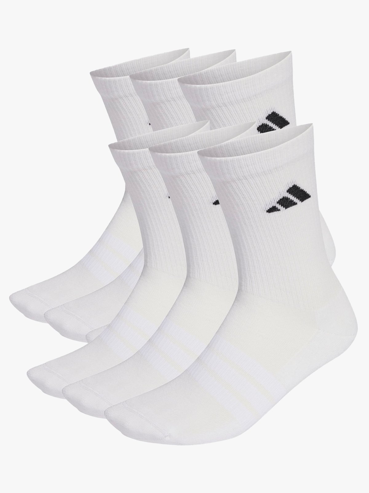 adidas Essentials Crew 6 Pack Hvit