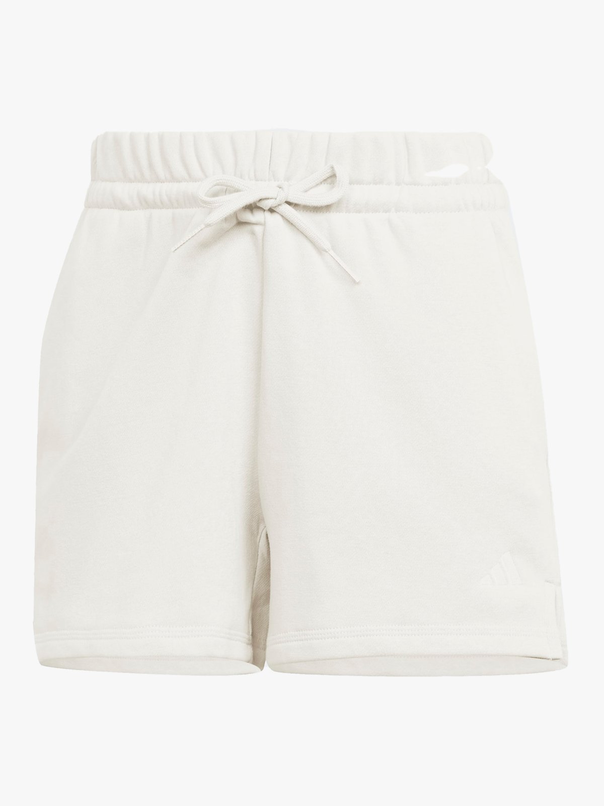 adidas Small Logo Feel Cozy Shorts Beige