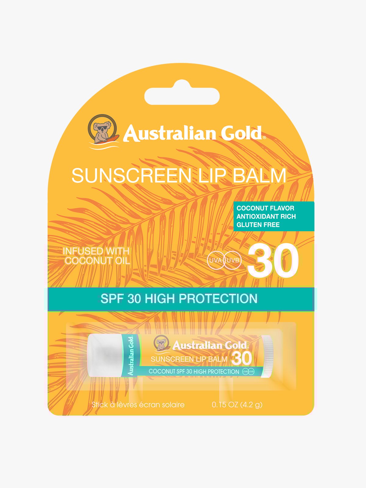 Australian Gold SPF 30 Lip Balm Blister Flerfarget
